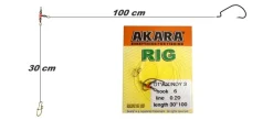 Discount Akara Drop shot rigi offset koukulla #6 0,2mm 30cm 1m