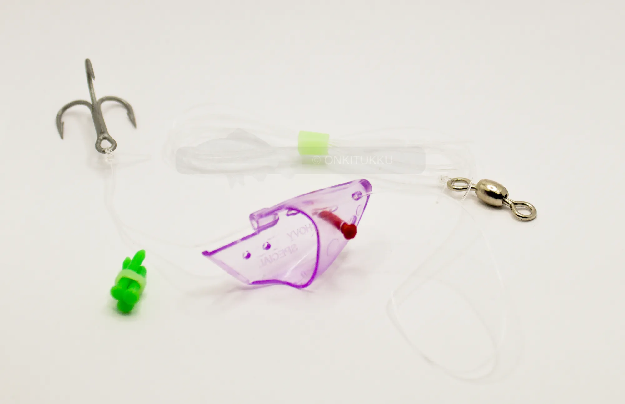 Onkitukku Anchovy Special raksipää rigi Violetti UV 1kpl