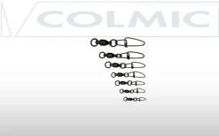 Colmic kuulalaakerileikari turvalukolla koko 2 6kpl