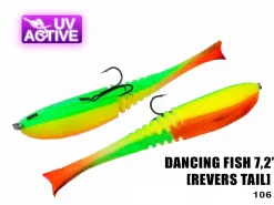 Clearance Prof Montazh Dancing Fish R (7,2") 180mm väri 106 UV