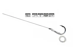 Online Traper Hikara Method feeder rig Select ring #8 0,24mm 10cm 5kpl