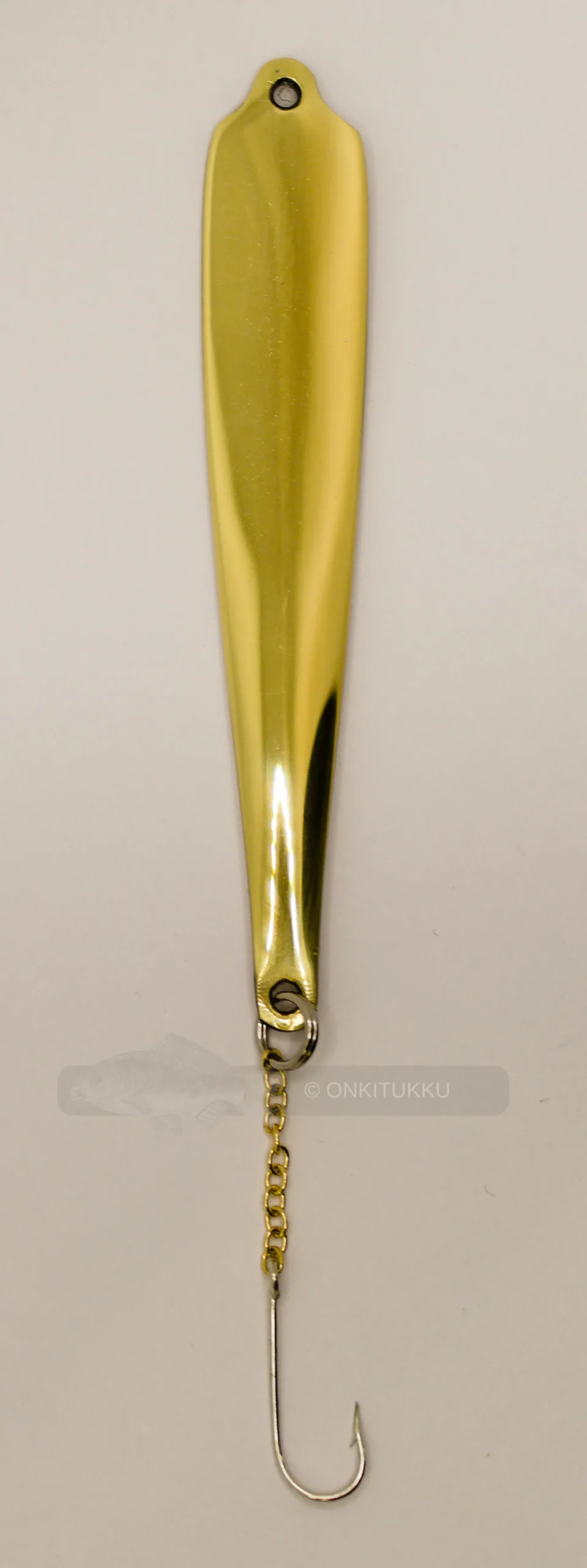 Hot Puustjärven Viehe Hopeasiipi 8cm väri messinki-hopea