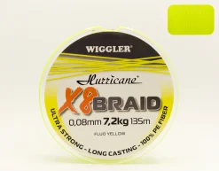 Onkitukku Hurricane X8 Braid keltainen 0,08mm 7,2kg 135m