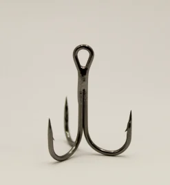 Discount Onkitukku Kolmihaarakoukku Musta nikkeli #6 20kpl