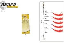 Discount KUJIRA Sea System #5/0 198cm Hehku mustekala litka