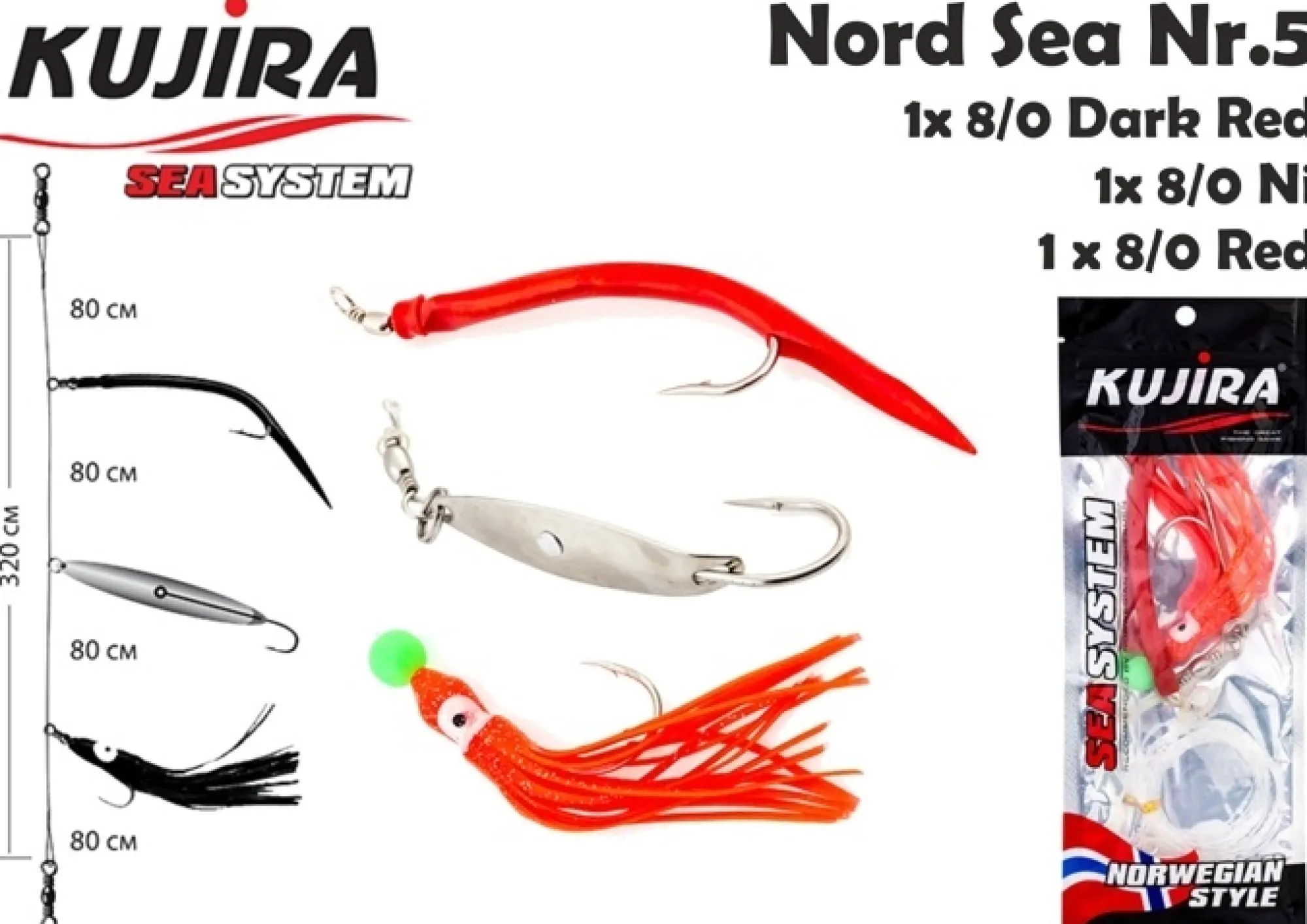 Best KUJIRA Sea System #8/0 320cm litka