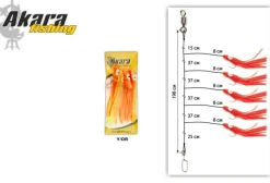 Discount KUJIRA Sea System #5/0 198cm oranssi/keltainen mustekala litka