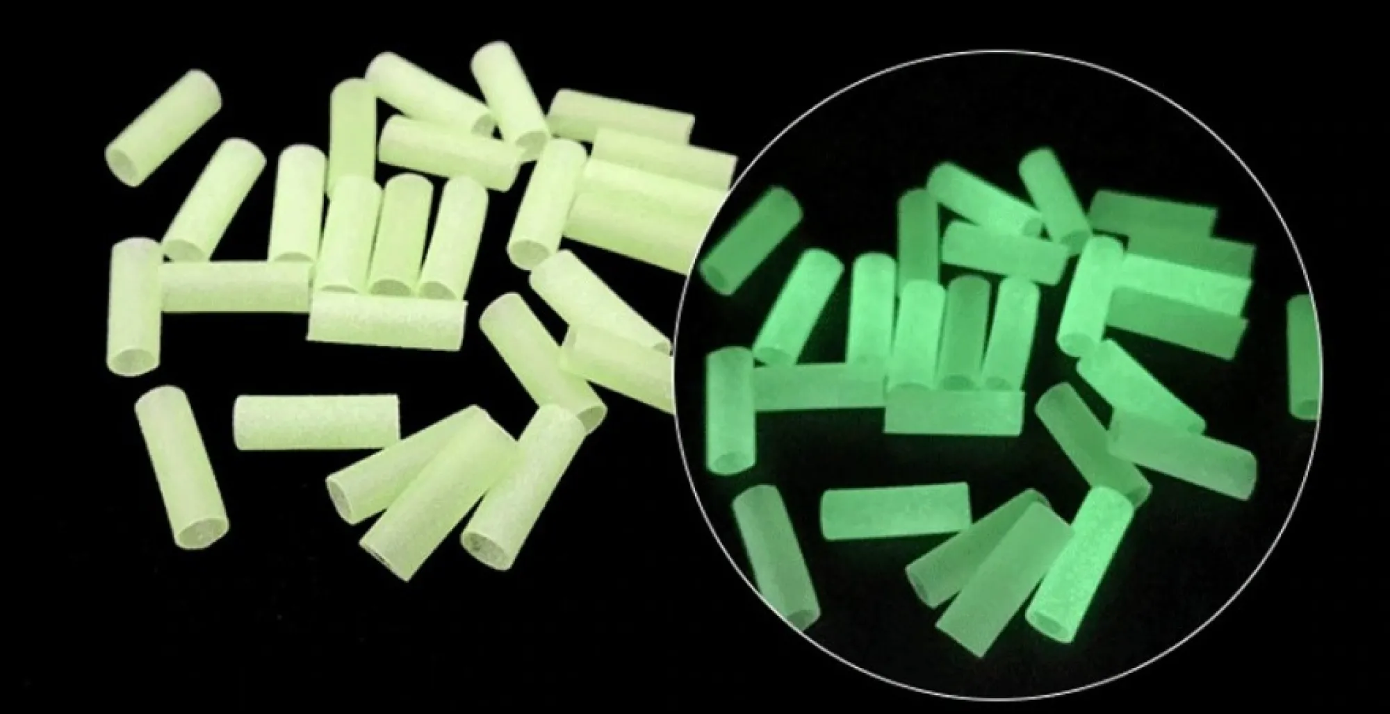 Clearance Onkitukku Kutistesukka hehkuva 4mm 1,5cm 40kpl