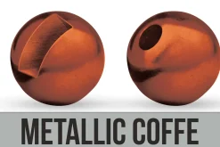 Clearance Traper Lovitettu volframikuula 3mm metallic coffee 10kpl