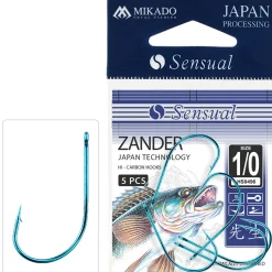 Clearance Mikado Sensual Zander koukku #4/0 5kpl