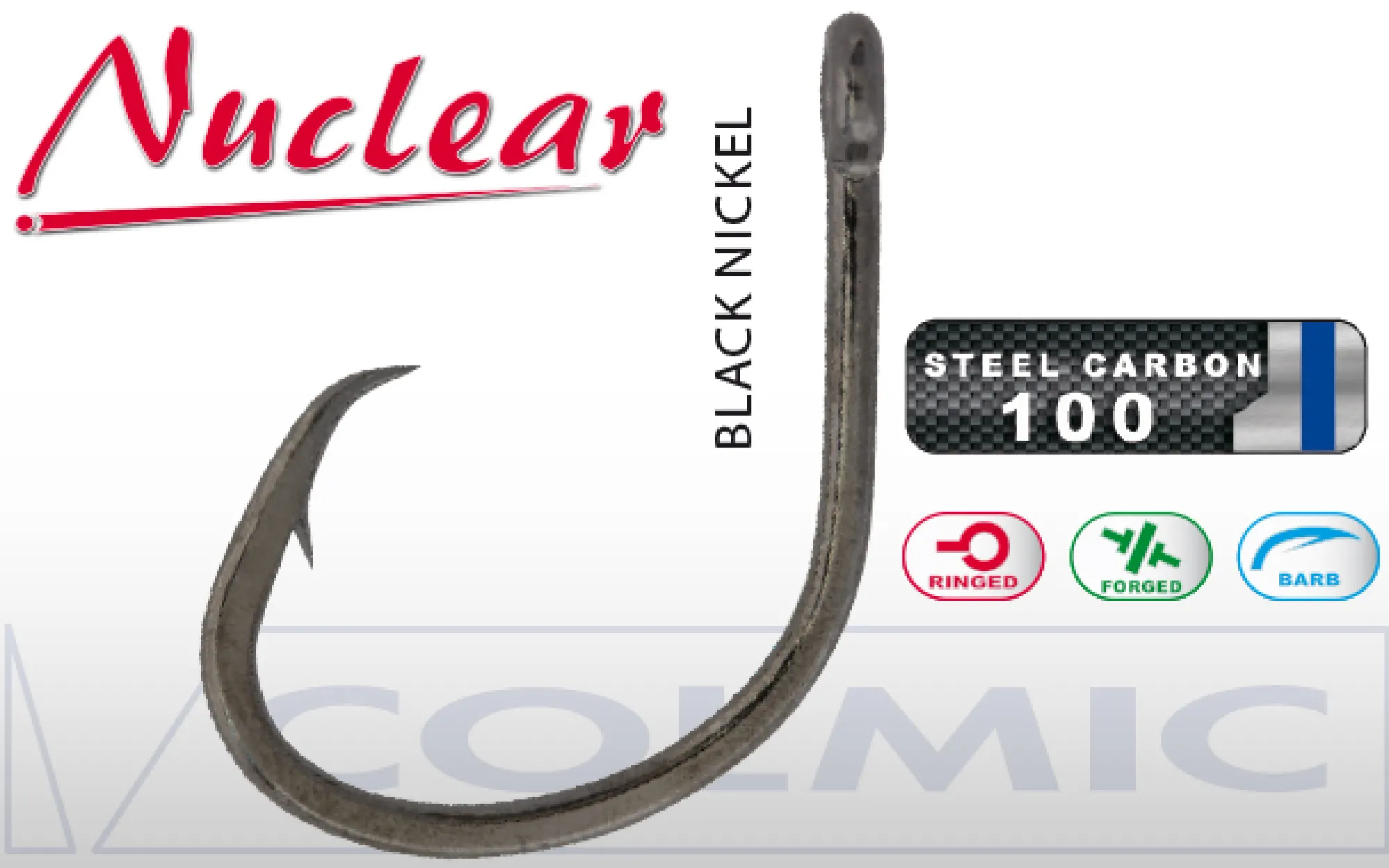 Hot Colmic MRTUNA hiiliteräskoukku 6/0 3kpl