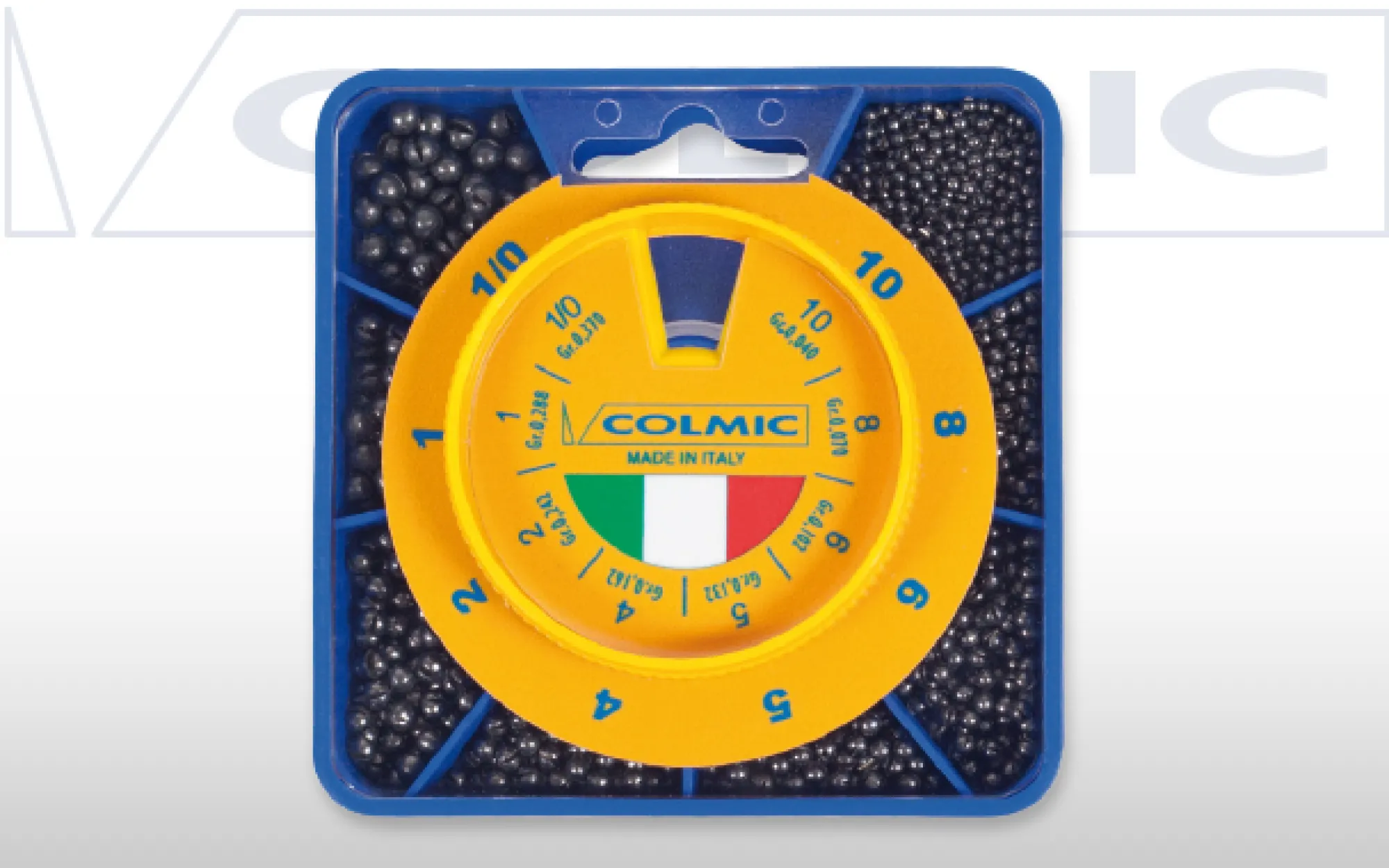 Discount Colmic Pehmeä hauli rasiassa 10-1/0, 8 eri,200g