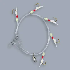 Online Onkitukku Silakkalitka Kalannahka imitaatiolla ja fosfori helmellä. koukku #6