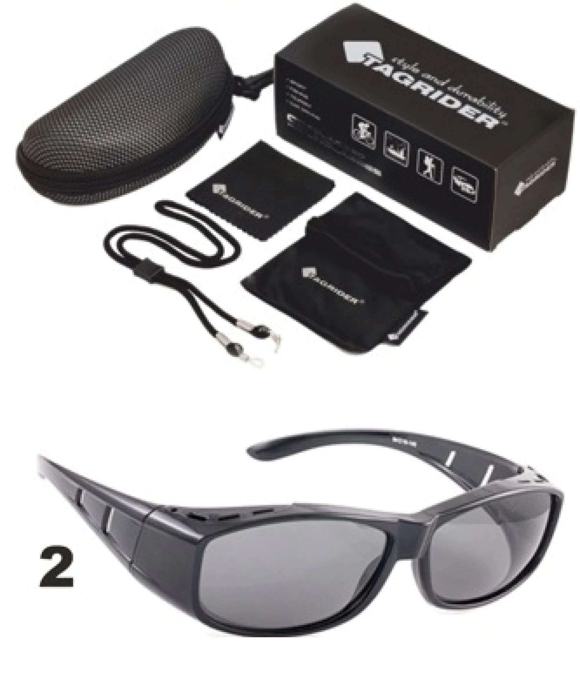 Discount Onkitukku Tagrider Aurinkolasit Musta