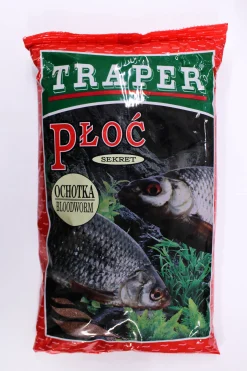 Sale Traper punainen särkimäski kuivatulla surviaisentoukalla 1kg