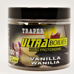 Discount Traper Ultra boilies Vanilla, vanilja 12mm 100g