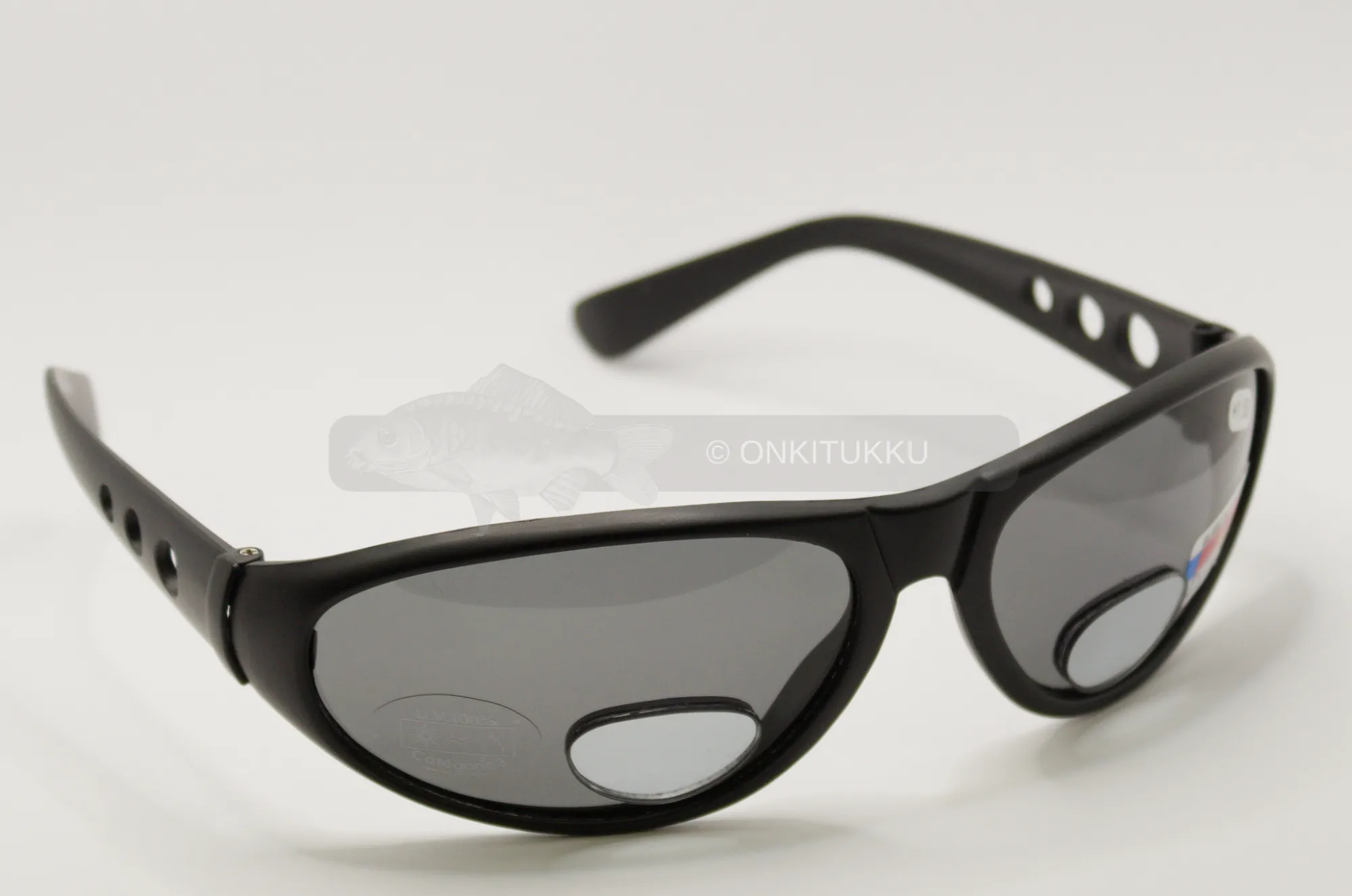 Outlet Onkitukku UV400 Polarisoidut kalastuslasit tummilla linsseillä +1,0