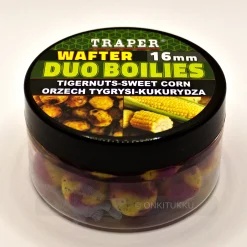 Traper Wafter Duo Boilies Tigernuts/Sweet corn, maamanteli/maissi 16mm 40g