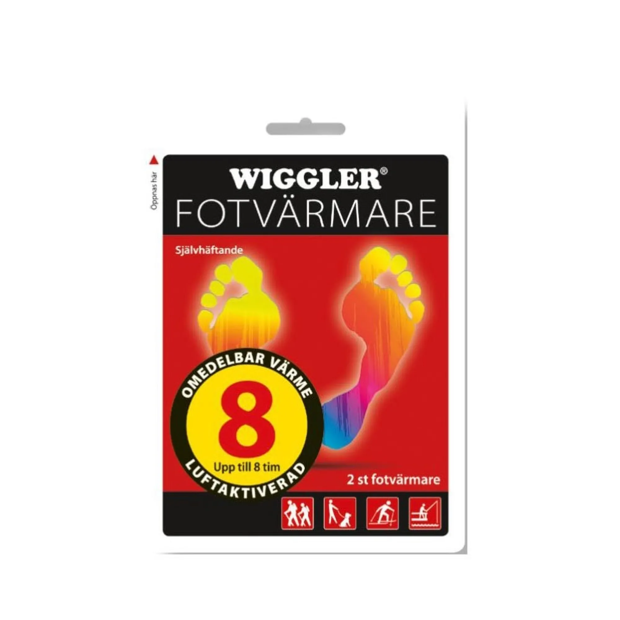 Discount Wiggler varpaanlämmitin 8h 2kpl laatikko 30 pussia. Exp 17.5.2025